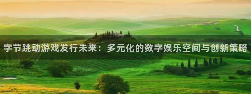 深圳市亿万28科技有限招聘公司：字节跳动游戏发行未来：多元化的数字娱乐空间与创新策略